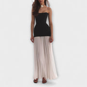 Ibelia | Vestido bicolor