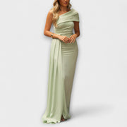 Naylea | Vestido asimétrico satinado