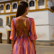 Paloma |  Vestido midi con aberturas