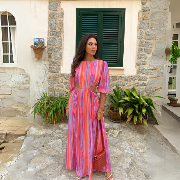 Paloma |  Vestido midi con aberturas