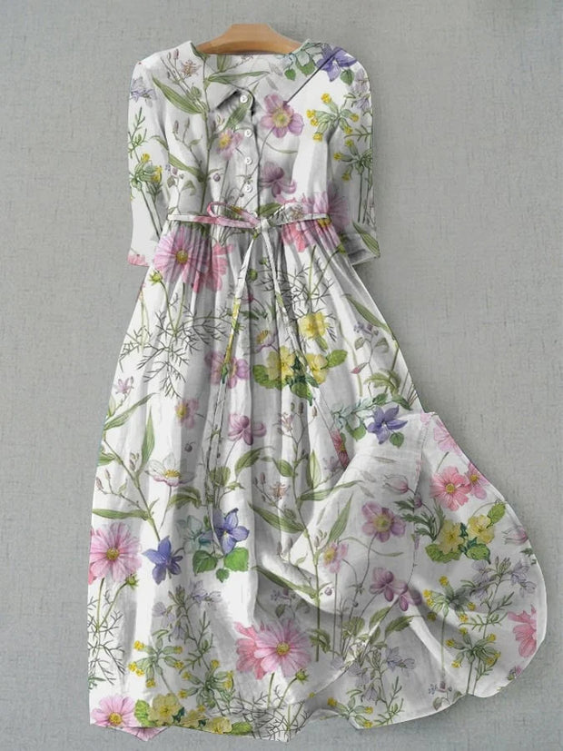 Dalia | Vestido midi estampado
