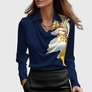 Sylvie | Blusa Satinada de Lujo