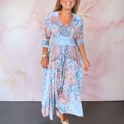 Marga | Elegante vestido de verano con escote en V