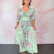 Marga | Elegante vestido de verano con escote en V
