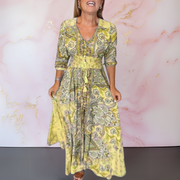 Marga | Elegante vestido de verano con escote en V