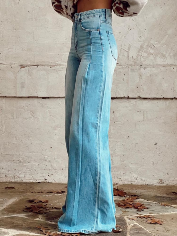 Lucia - Pantalón Amplio Elegante