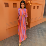 Paloma |  Vestido midi con aberturas