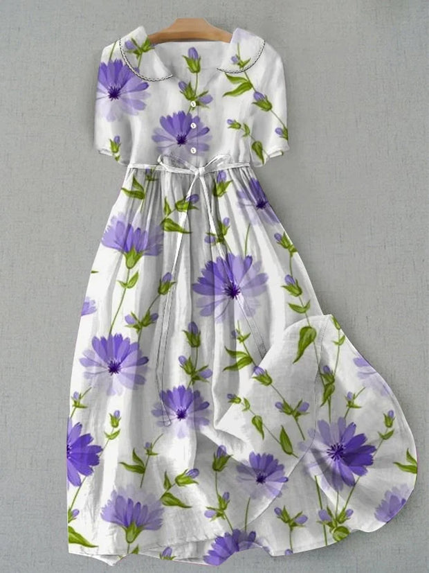Sandra | Vestido midi estampado