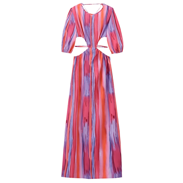 Paloma |  Vestido midi con aberturas