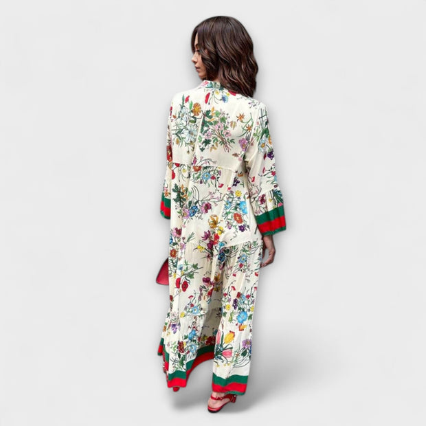 Deyanira | Vestido largo estampado