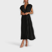Yareli | Vestido plisado