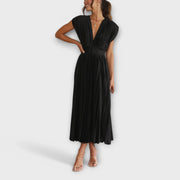 Yareli | Vestido plisado