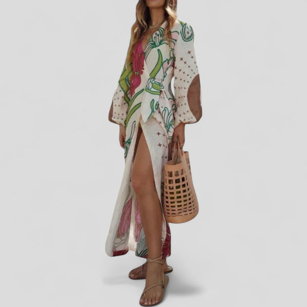 Jandira | Vestido estampado