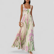 Marisela | Vestido floral largo
