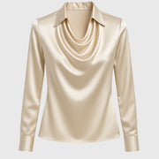 Sylvie | Blusa Satinada de Lujo