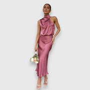 Emerita | Vestido satinado