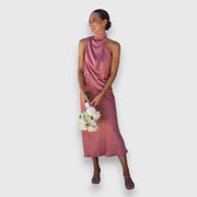 Emerita | Vestido satinado