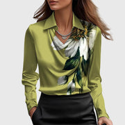 Sylvie | Blusa Satinada de Lujo